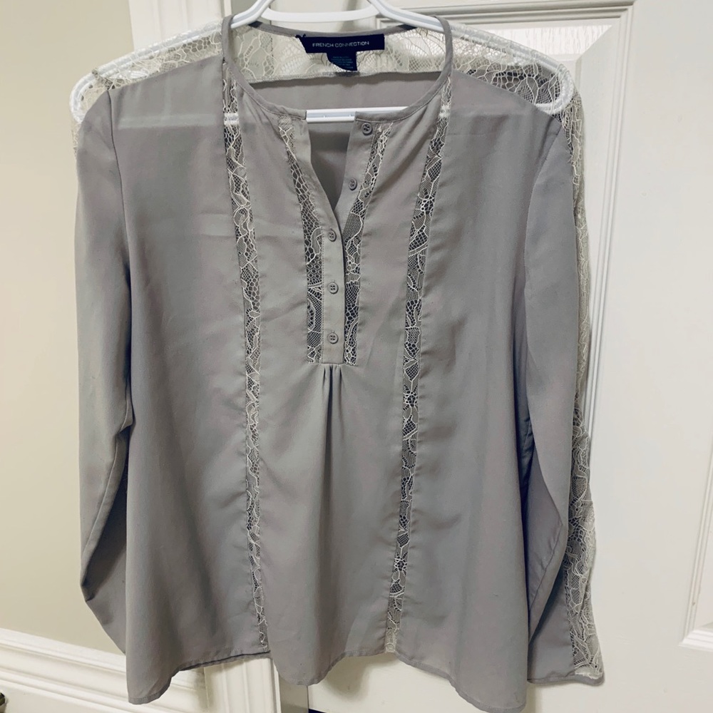 French Connection lace blouse